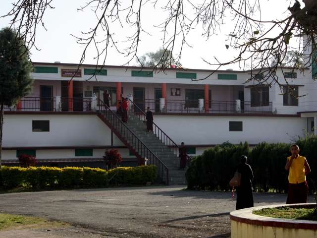 The monks dormitory at Mindrolling Monastery.